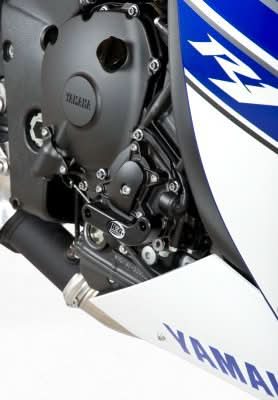 SLIDERY SILNIKA RG RACING YAMAHA YZF-R1 09-14, PRAWA STRONA BLACK 1
