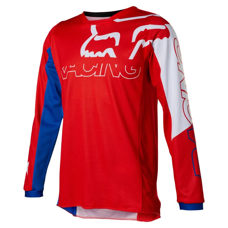 Bluza Fox Junior 180 Skew White/Red/Blue 1 220543_ZAL422066.jpg