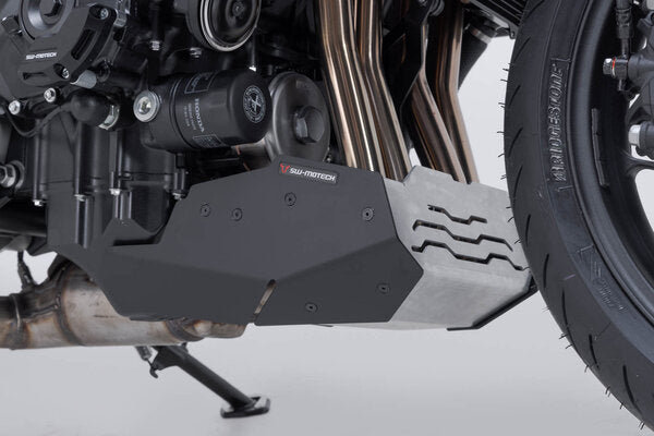 OSŁONA SILNIKA PŁYTA POD SILNIK SW-MOTECH BLACK/HONDA CB1000 HORNET (24-) BLACK SILVER 5