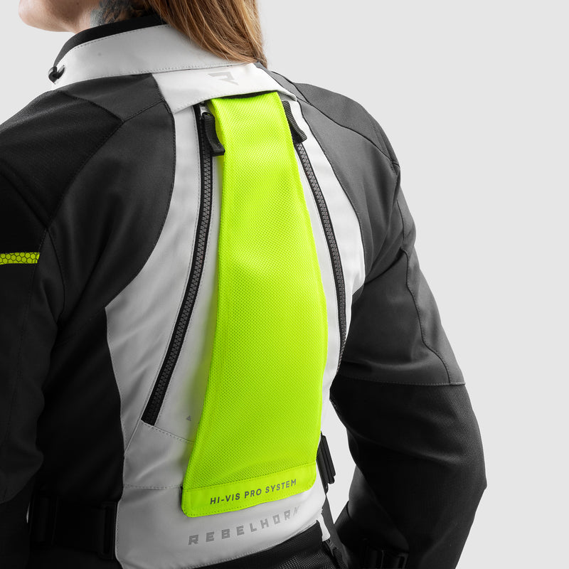 Kurtka motocyklowa tekstylna damska Rebelhorn Hardy 3.0 Black Light Grey Fluo Yellow 34 334871_ZAL814455.jpg