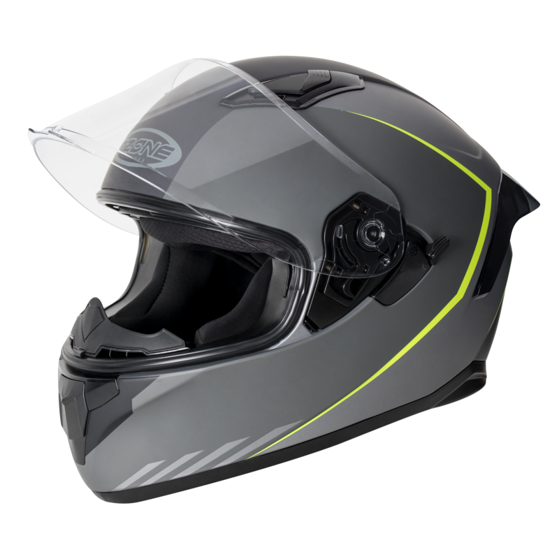 Kask Ozone Sprint Stripe Matte Black/Grey/Fluo Yellow 1 241736_ZAL481139.png