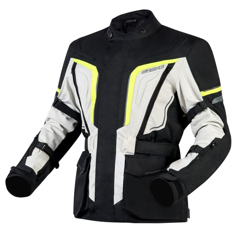 Kurtka Tekstylna Ozone Sahara Black/Grey/Fluo Yellow 1 239835_ZAL618499.jpg