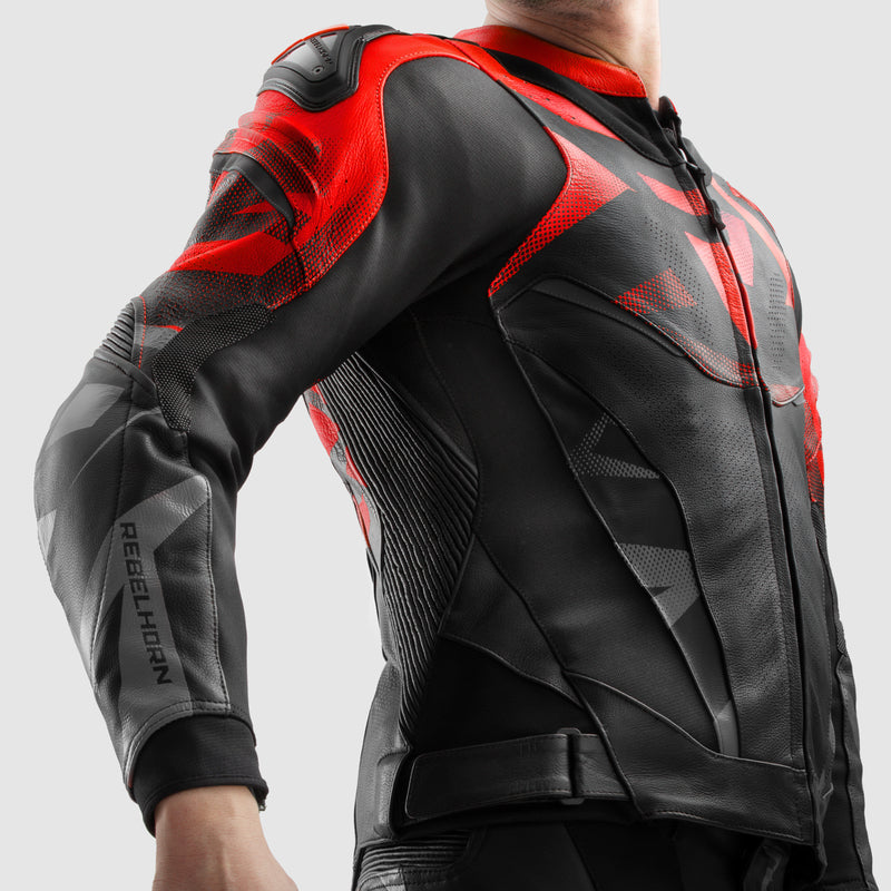 Kurtka motocyklowa skórzana Rebelhorn Inferno Black Fluo Red 21 324145_ZAL786567.jpg