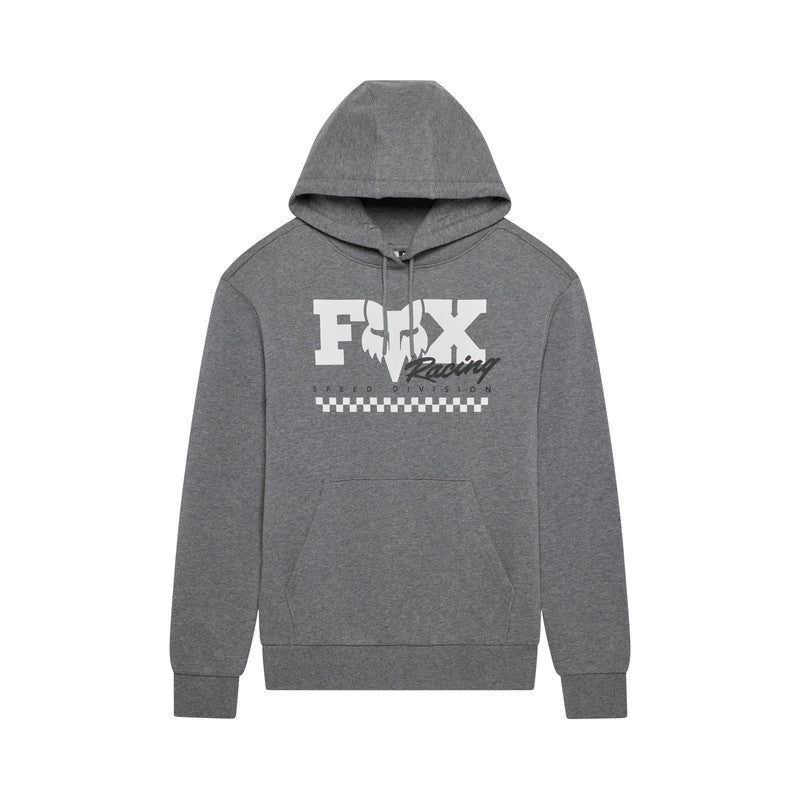 Bluza z kapturem Damska FOX Checker Fleece Po Heather Graphite 1 351523_ZAL860693.jpg