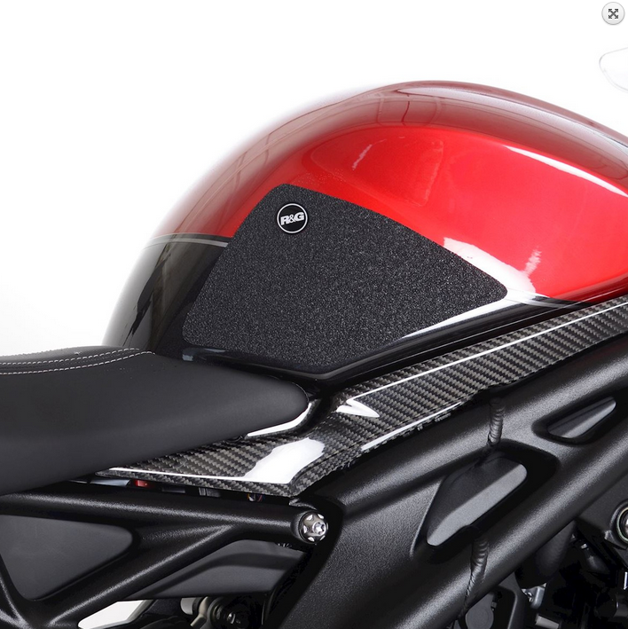 NAKLEJKA NA BAK TANKPAD ANTYPOŚLIZGOWY 2 CZĘŚCI RG RACING TRIUMPH SPEED TRIPLE 1200 RR 22- BLACK 1
