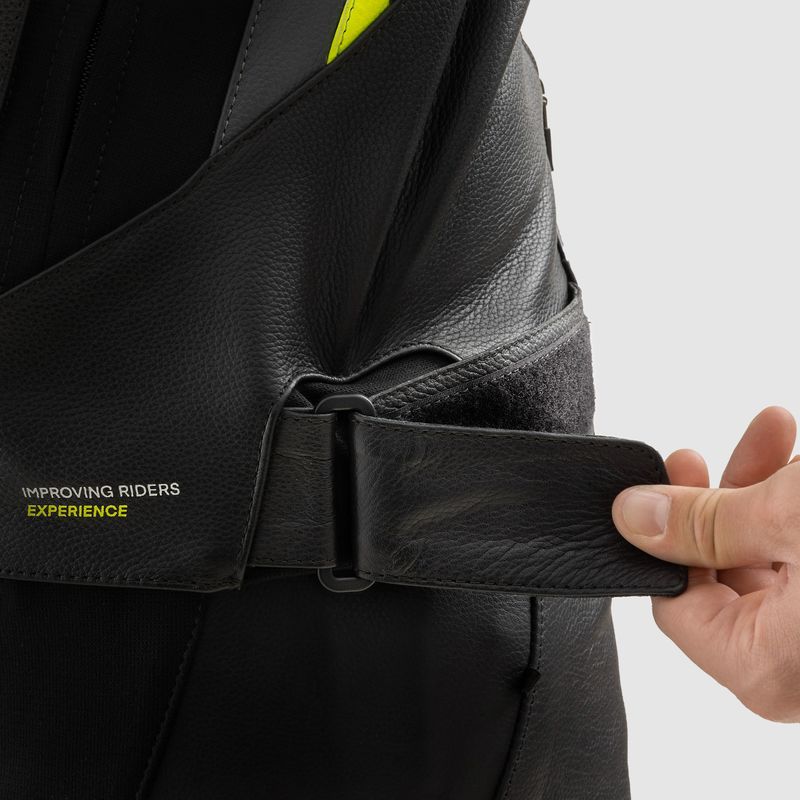 Kurtka motocyklowa skórzana Rebelhorn Veloce Black Grey Fluo Yellow 35 323834_ZAL766239.jpg