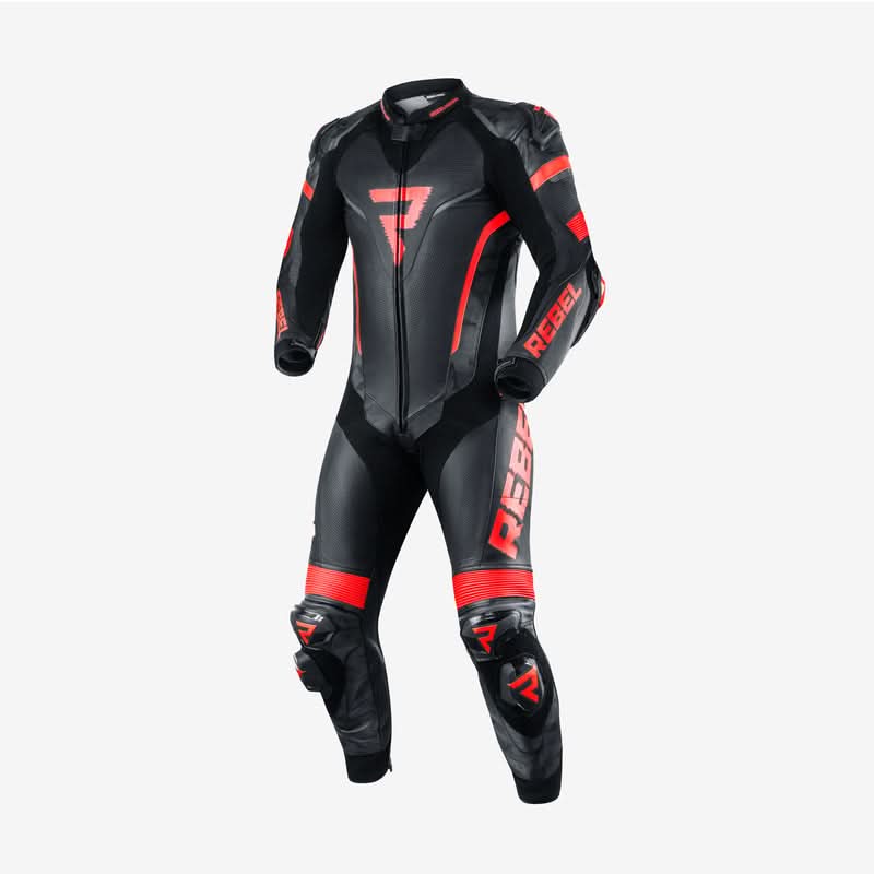 Kombinezon Skórzany Rebelhorn Rebel Black/Flo Red 13 214704_ZAL424432.jpg