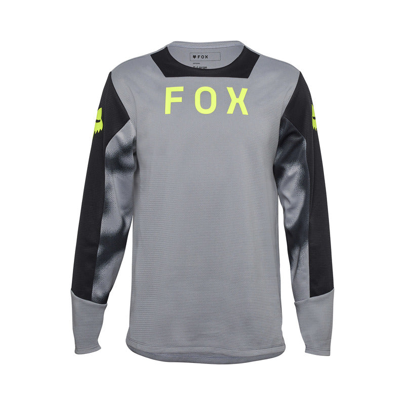 Koszulka Rowerowa Z Długim Rękawem Fox Junior Defend Taunt Steel Grey 1 309783_ZAL743945.jpg