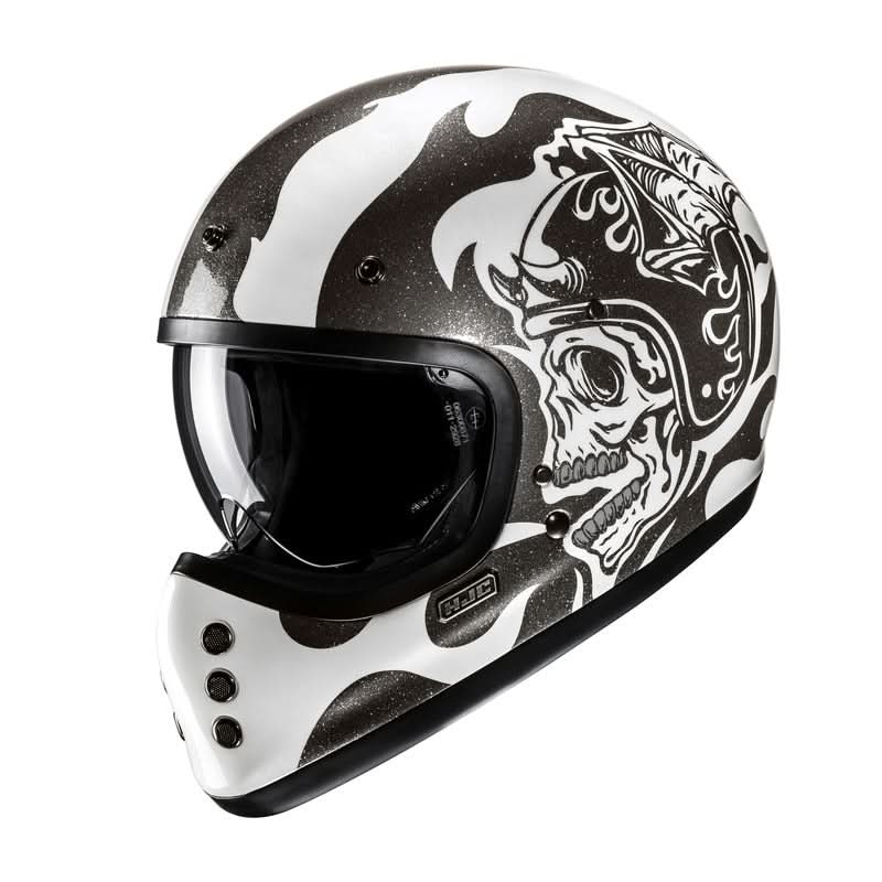 Kask Motocyklowy Hjc V60 Flame Black White 3 332254_ZAL752502.jpg