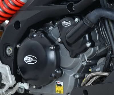 ZESTAW OSŁON SILNIKA RG RACING APRILIA CAPONORD 1200, DORSODURO 1200 (3 CZĘŚCI) BLACK 1