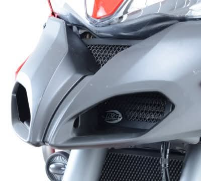 OSŁONA CHŁODNICY OLEJU RG RACING DUCATI MULTISTRADA 1200 BLACK 1