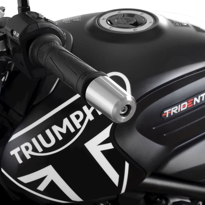 KOŃCÓWKI KIEROWNICY RG RACING TRIUMPH TRIDENT/SPEED TRIPLE NIEKOMPATYBILNE Z FABRYCZNYMI LUSTERKAMI 1