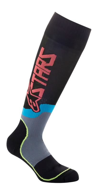 Skarpety Alpinestars Junior Mx Plus-2 Black/Fluo Yellow/Coral 1 252160_ZAL444773.jpg