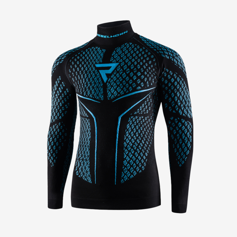 Koszulka termoaktywna z długim rękawem Rebelhorn Therm 2 Black Blue 5 225581_ZAL456923.png