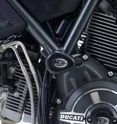 CRASHPADY AERO RG RACING DUCATI SCRAMBLER (800), CLASSIC BLACK 13