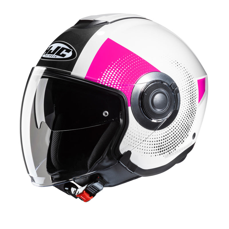 Kask motocyklowy HJC I40N Pyle White Pink 1 303396_ZAL662572.jpg
