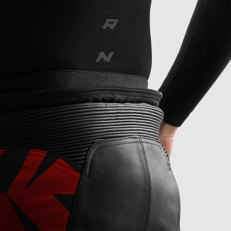 Spodnie motocyklowe skórzane Rebelhorn Inferno Black Fluo Red 20 323994_ZAL787602.jpg