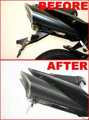 MOCOWANIE TABLICY REJESTRACYJNEJ RG RACING SUZUKI B-KING 07 1