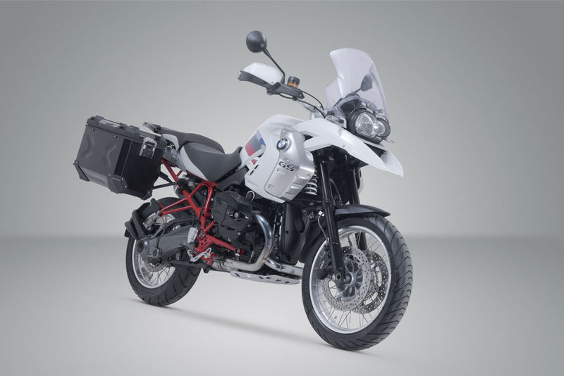 ZESTAW KUFRÓW TRAX ADV I STELAŻY SW-MOTECH BMW R 1200 GS (04-12) BLACK 1