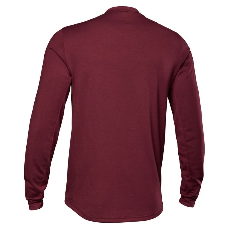 Koszulka Rowerowa z Długim Rękawem Fox Ranger Dr Md Tred Dark Maroon 2 261187_ZAL541566.jpg
