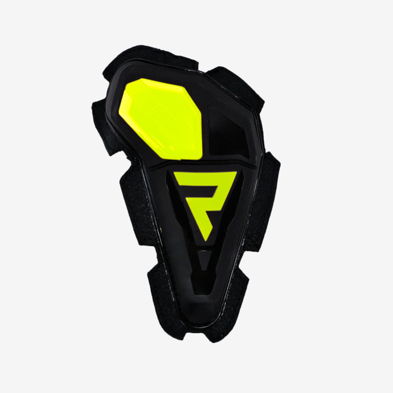 SLIDERY ŁOKCI REBELHORN (NA RZEPY) BLACK/FLO YELLOW 3