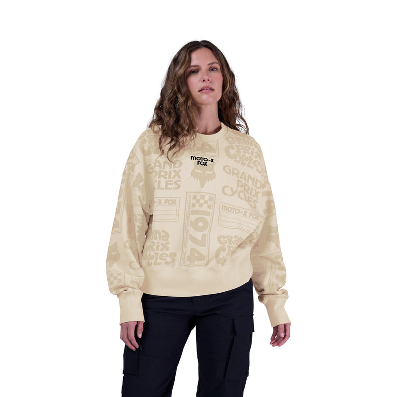 Bluza Damska FOX Circa 74 Oversized Fleece Crew Off White 5 338528_ZAL816616.jpg