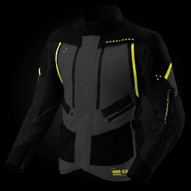 Kurtka motocyklowa tekstylna Rebelhorn Hardy 3.0 Black Light Grey Fluo Yellow 65 324080_ZAL795569.jpg