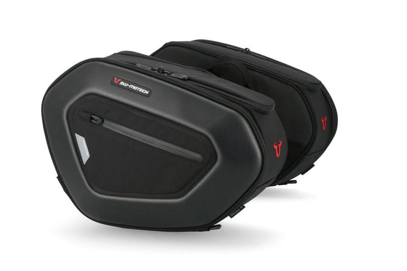 ZESTAW SAKW BOCZNYCH PRO BLAZE H I STELAŻY SW-MOTECH APRILIA TUONO 660/RS 660 BLACK 9