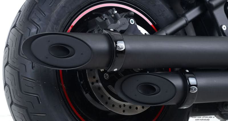 OSŁONA TŁUMIKA RG RACING ARROW, 125CC BLACK 1