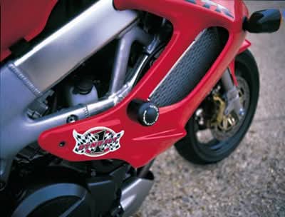 CRASHPADY CLASSIC RG RACING HONDA VTR1000 FIRESTORM BLACK 1