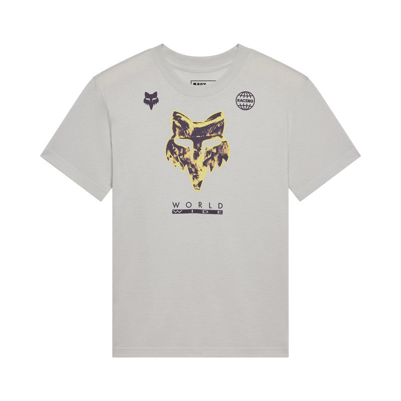 T-Shirt Damski FOX Image Print Light Grey 1 351528_ZAL860712.jpg