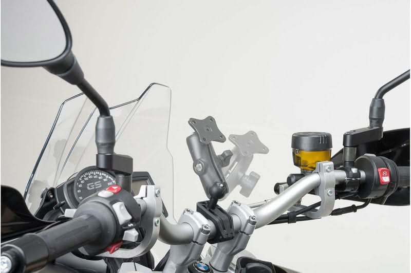 UNIWERSALNY UCHWYT KULOWY GPS NA KIEROWNICĘ O 22/28 MM SW-MOTECH BLACK 1