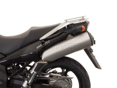 ZESTAW KUFRÓW BOCZNYCH TRAX ADV I STELAŻY SW-MOTECH SUZUKI DL1000/KAWASAKI KLV1000 BLACK 37/37L 3