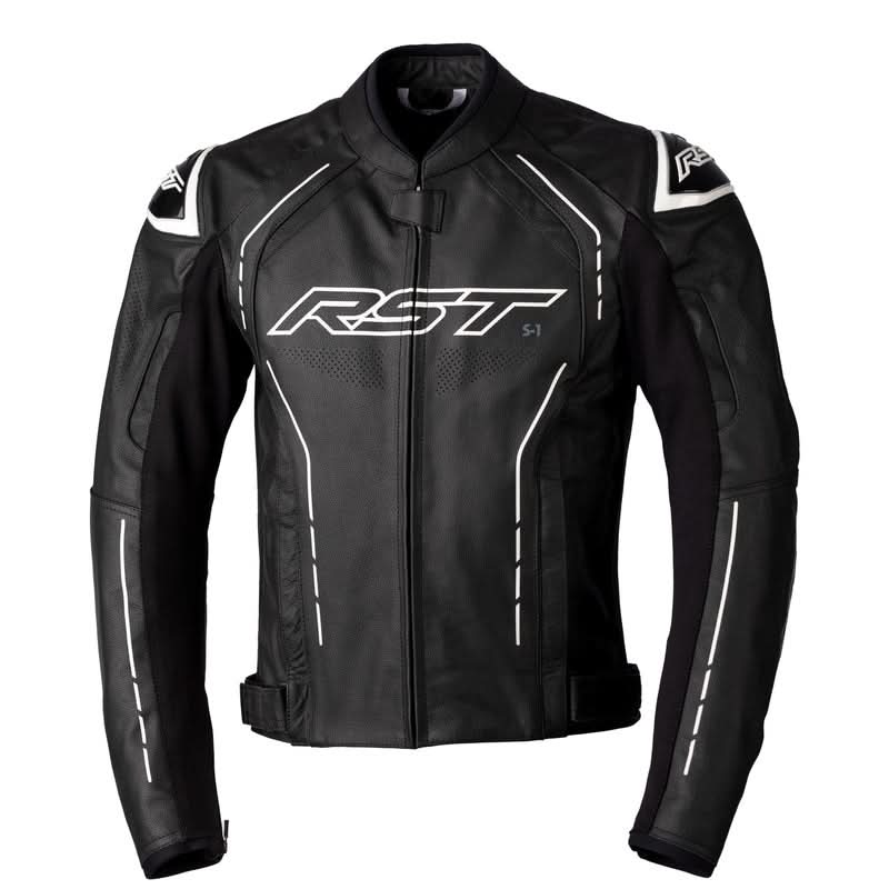 Kurtka Skórzana Rst S1 Black/Black/White 1 240600_ZAL452694.jpg