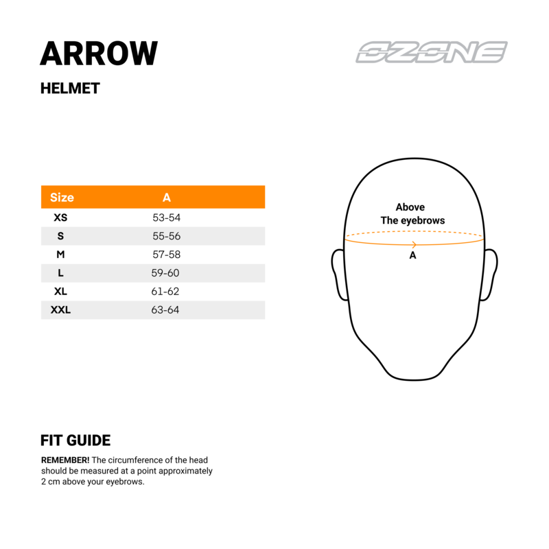 Kask Ozone Arrow Black/Grey 43 197318_ZAL610993.png