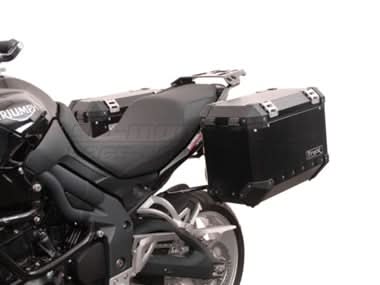 STELAŻ EVO NA KUFRY BOCZNE SW-MOTECH TRIUMPH TIGER 1050 (06-12) BLACK 1