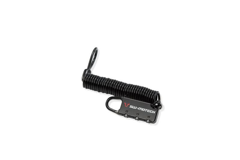 LINKA Z KŁÓDKĄ SW-MOTECH ZBEZPIECZENIE DO BAGAŻU BLACK 180CM 1