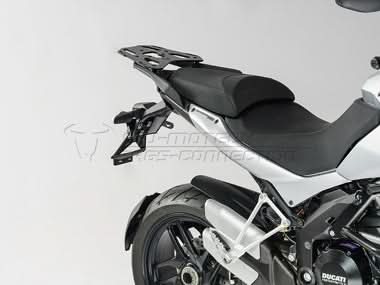 ZESTAW KUFRÓW BOCZNYCH TRAX ADV I STELAŻY SW-MOTECH MULTISTRADA 1200/S (10-14) SILVER 37/37L 3