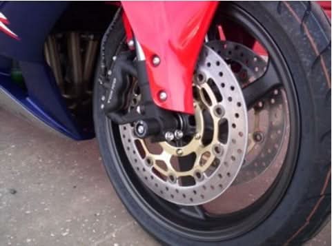 SLIDERY PRZEDNIEGO ZAWIESZENIA RG RACING CBR600RR 05-06 BLACK 1