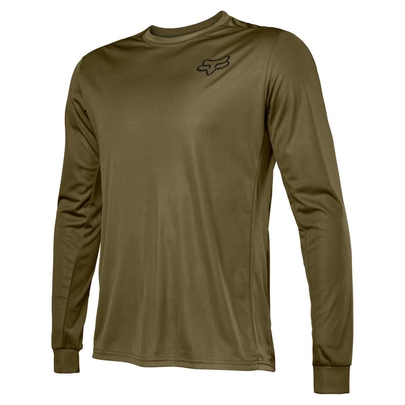 Koszulka Rowerowa z Długim Rękawem Fox Ranger Font Olive Green 3 261157_ZAL541586.jpg