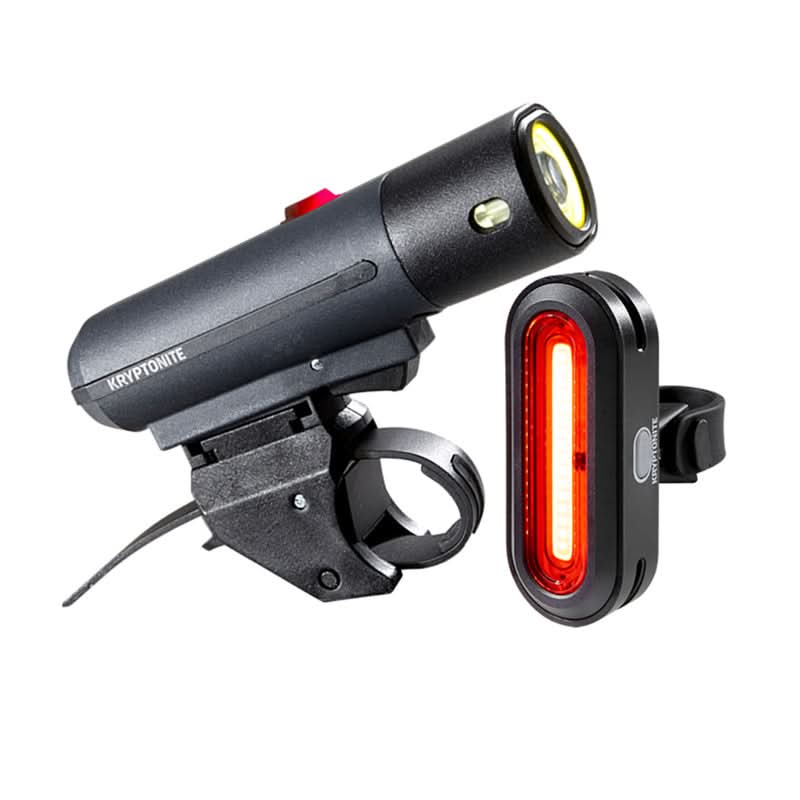 ZESTAW LAMPEK ROWEROWYCH KRYPTONITE ALLEY F-650/AVENUE R-50 SET 1