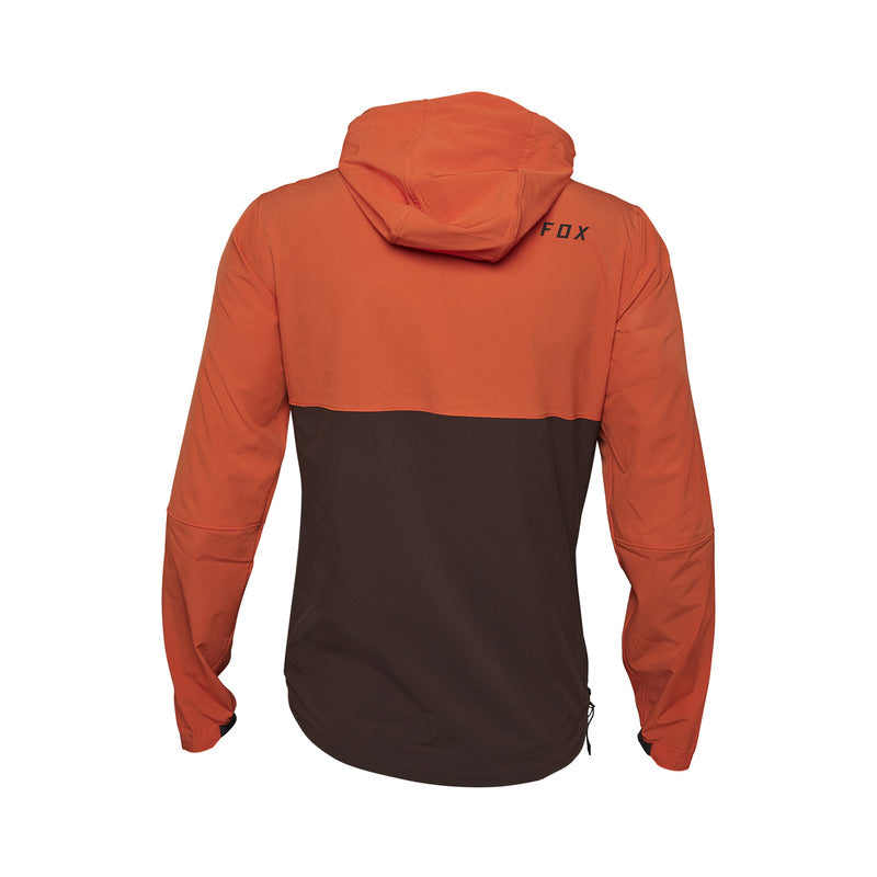 Bluza Rowerowa Z Kapturem Fox Ranger Wind Pullover Atomic Orange 3 310005_ZAL743759.jpg