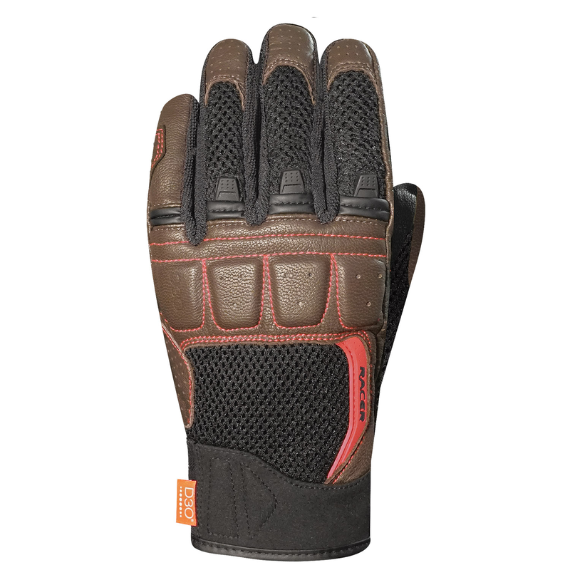 Rękawice Skórzano-Tekstylne Racer Ronin Black/Brown 1 207090_ZAL354385.png