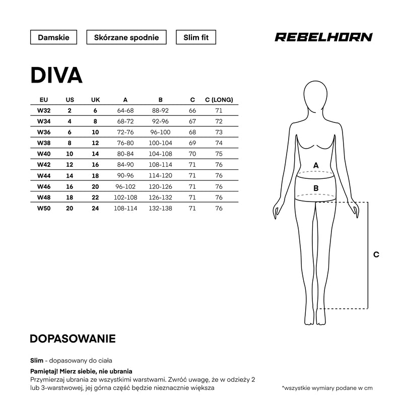 Spodnie motocyklowe skórzane damskie Rebelhorn Diva Black White 37 349577_ZAL914859.jpg