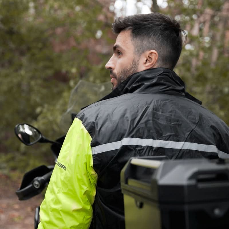 Kombinezon Przeciwdeszczowy Dwuczęściowy Rebelhorn Rain Black Fluo Yellow 31 066593_ZAL612599.jpg