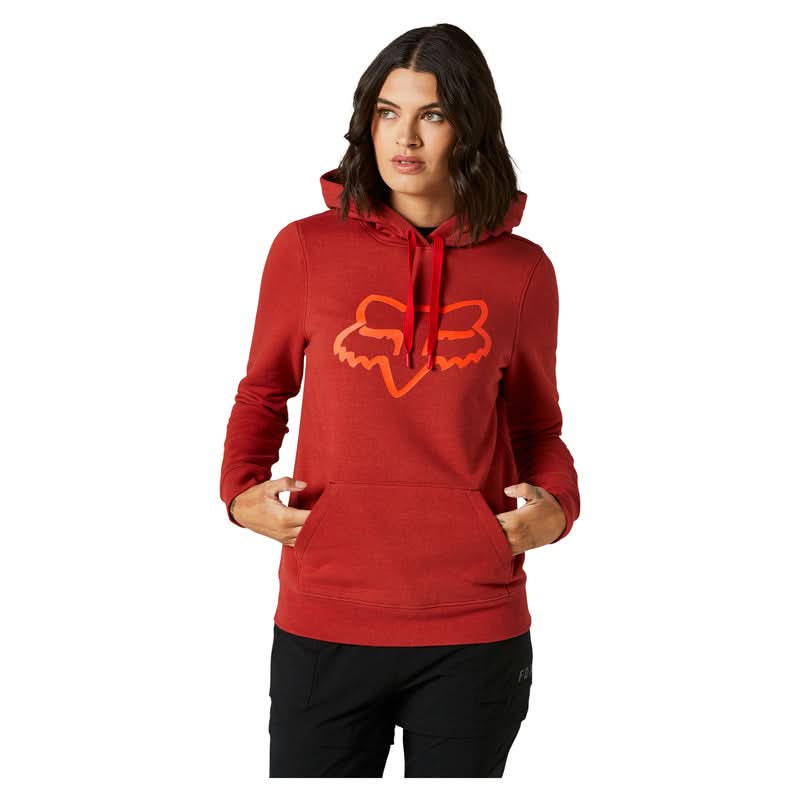 Bluza z Kapturem Fox Lady Boundary Red Clay 1 231201_ZAL450561.jpg