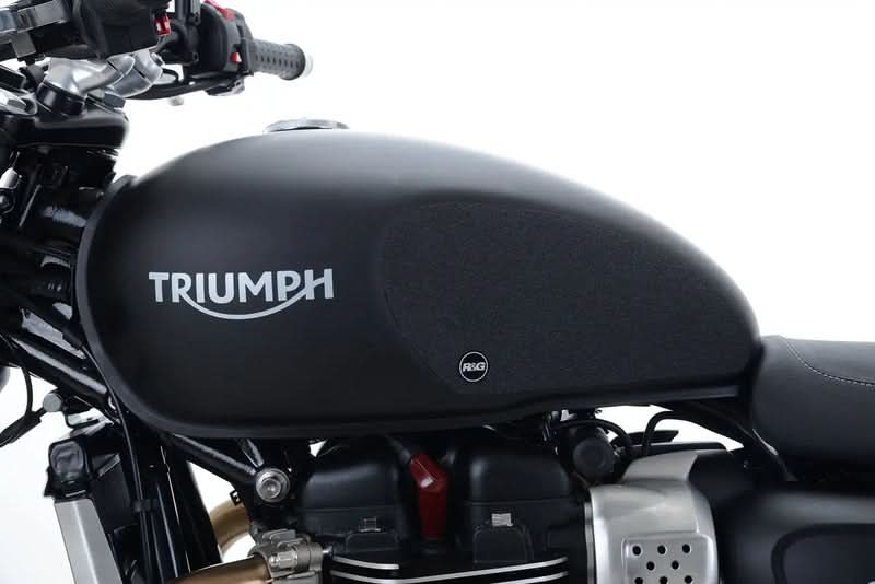 NAKLEJKA NA BAK TANKPAD ANTYPOŚLIZGOWY 2 CZĘŚCI RG RACING TRIUMPH STREET TWIN CLEAR 1