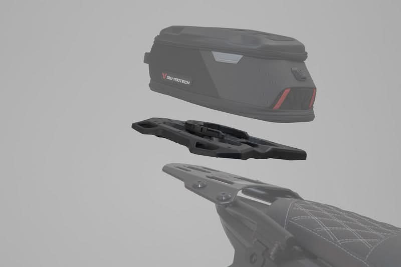 UCHWYT MOCUJĄCY TANKRING PRO DO STELAŻA STREET-RACK Z PŁYTĄ MONTAŻOWĄ SW-MOTECH BLACK 1