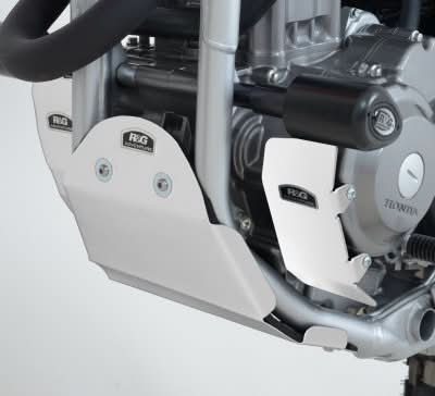 OSŁONA SILNIKA RG RACING HONDA CRF250L 13-, LEWA STRONA ALUMINIUM SILVER 3
