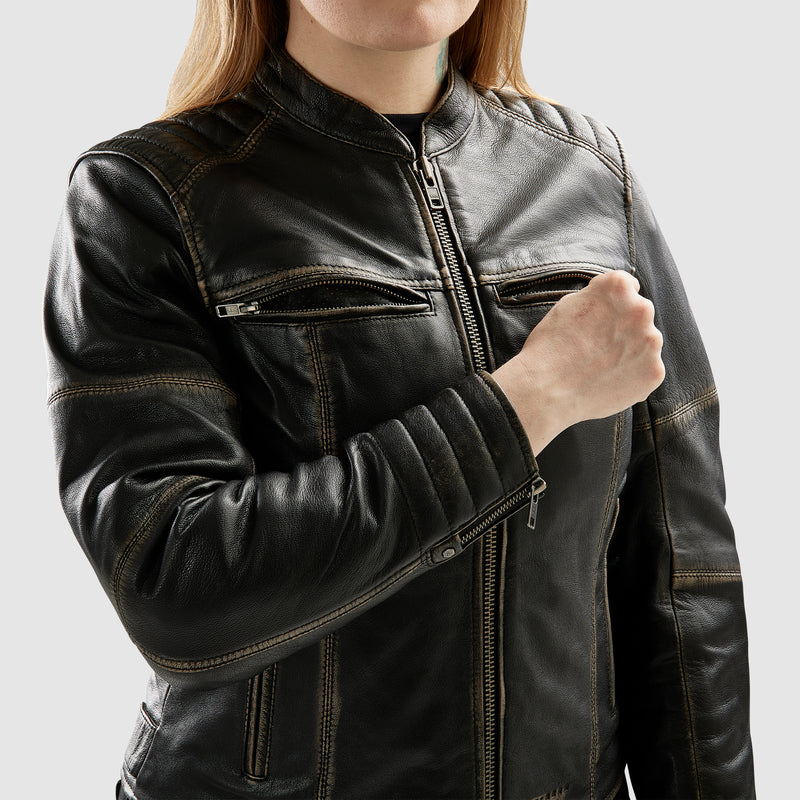 Kurtka motocyklowa skórzana damska Rebelhorn Hunter 2 Vintage Brown 12 277836_ZAL712413.jpg